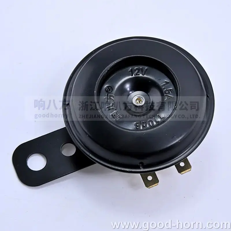 6v12v24v36v48v60v72v80v65mm单孔全黑电喇叭A级