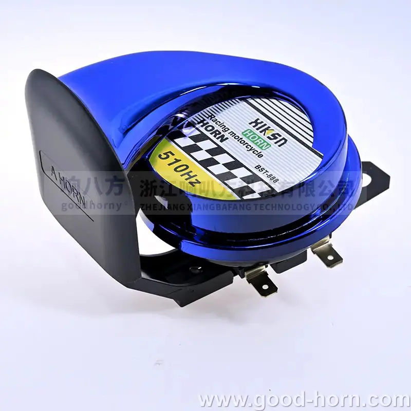 蓝色小弯口防水蜗牛单音